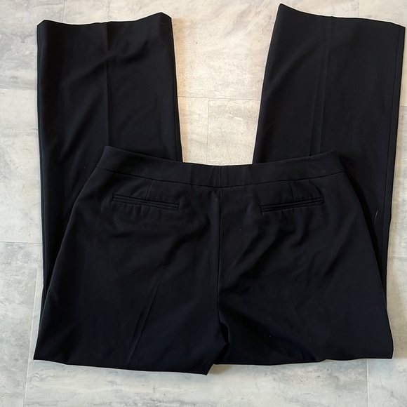 Tahari Arthur S. Levine dress pants Black mid rise flare leg NWOT Size 16 - Picture 8 of 11